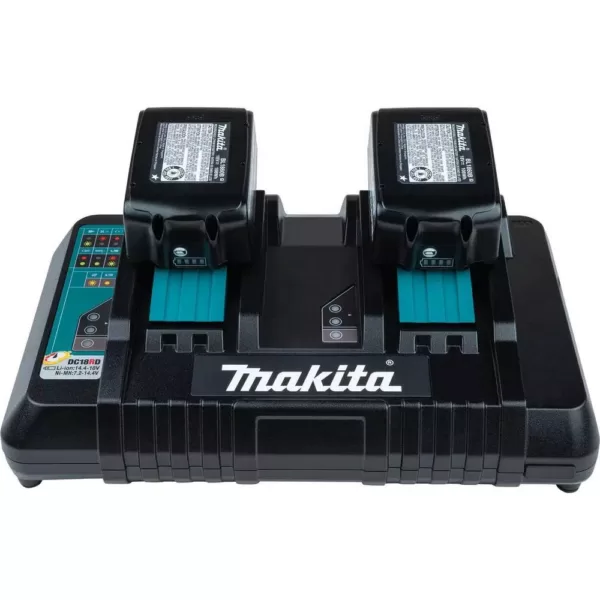 Makita 18-Volt Lithium-Ion Dual Port Rapid Optimum Charger