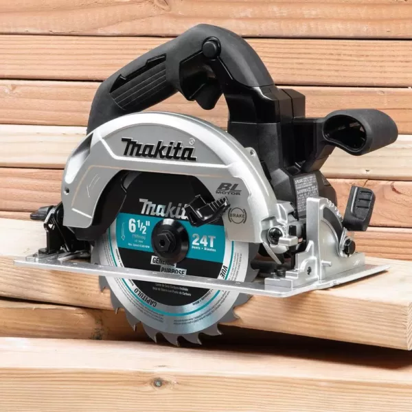 Makita 18V LXT Sub-Compact Brushless 1/2 in. Hammer Driver Drill, Impact Wrench and Circular Saw w/ bonus 18V LXT Starter Pack