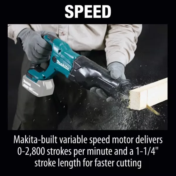 Makita 18-Volt LXT Lithium-Ion Cordless Recipro Saw (Tool-Only) w/Bonus 18-Volt LXT Cordless Oscillating Multi-Tool (Tool-Only)