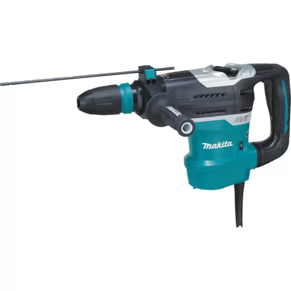 Makita 11 Amp 1-9/16 in. Corded SDS-MAX Concrete/Masonry AVT Rotary Hammer Drill w/ Vacuum Hose and Dust Extraction Attachment