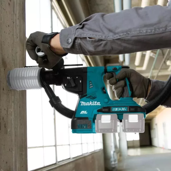 Makita 18-Volt X2 LXT Lithium-Ion 36-Volt 1-1/8 in. Brushless Cordless Rotary Hammer, AFT, AWS Capable (Tool-Only)