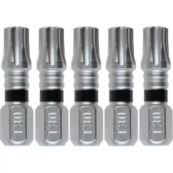 Makita IMPACT XPS T30 Torx 1 in. Insert Bit (5-Pack)