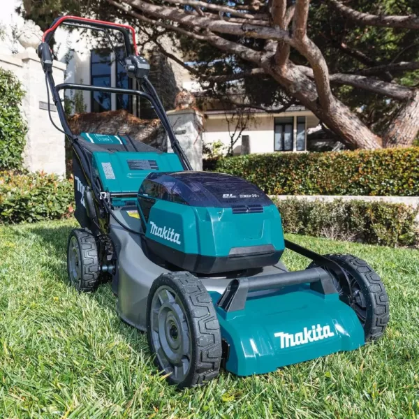 Makita 18 in. 18-Volt X2 (36V) LXT Lithium-Ion Cordless Walk Behind Self Propelled Lawn Mower, Tool Only