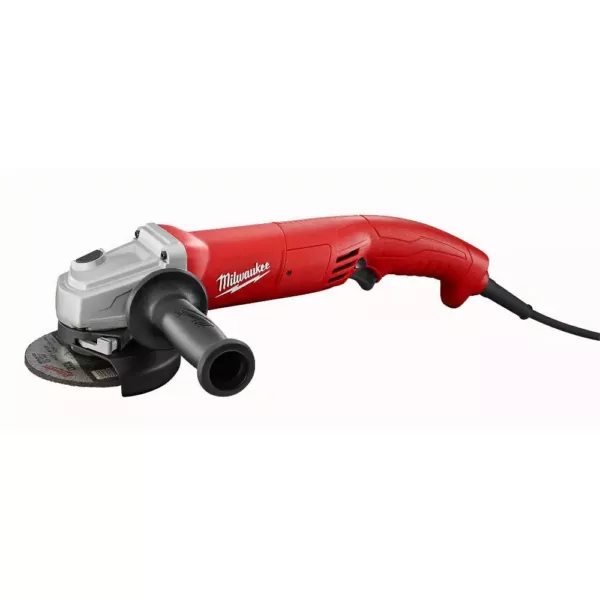 Milwaukee 11 Amp 5 in. AC/DC Small Angle Grinder with Trigger Grip