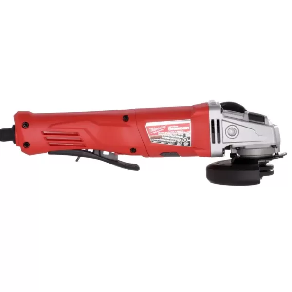 Milwaukee 11 Amp Corded 4-1/2 in. Small Angle Grinder with No-Lock Paddle