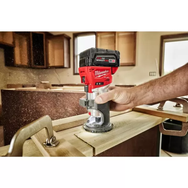 Milwaukee M18 FUEL 18-Volt Lithium-Ion Brushless Gen II 18-Gauge Cordless Brad Nailer/Jig SawithRouter Combo Kit (3-Tool)