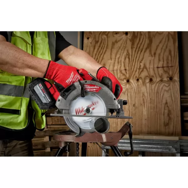 Milwaukee 6-1/2 in. x 54 Carbide Teeth Aluminum Cutting Circular Saw Blade