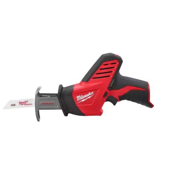 Milwaukee M12 FUEL 12-Volt 3 in. Lithium-Ion Brushless Cordless Cut Off Saw Kit with M12 Hackzall Reciprocating Saw