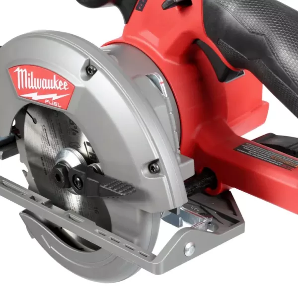 Milwaukee M12 FUEL 12-Volt Lithium-Ion Brushless Cordless 5-3/8 in. Circular Saw (Tool-Only) w/ 16T Carbide-Tipped Metal Saw Blade