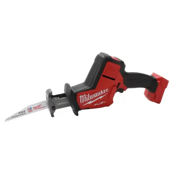 Milwaukee M18 FUEL 18V 6-1/2 in. Brushless Cordless Circular Saw & M18 FUEL HACKZALL Reciprocating Saw w/ (2) M18 6.0Ah Batteries