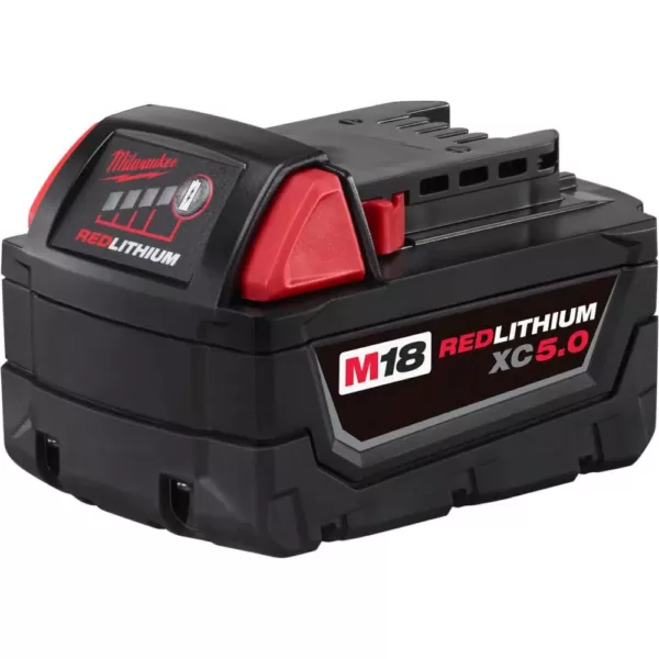 Milwaukee M18 FUEL 18-Volt Lithium-Ion Brushless Cordless Metal Cutting 5-3/8 in. Circular Saw Kit w/ Two 5.0Ah Batteries, Charger