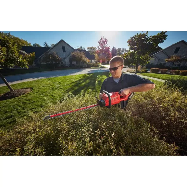 Milwaukee M18 FUEL 18-Volt Lithium-Ion Brushless Cordless Hedge Trimmer with 12 Ah and 8 Ah Batteries