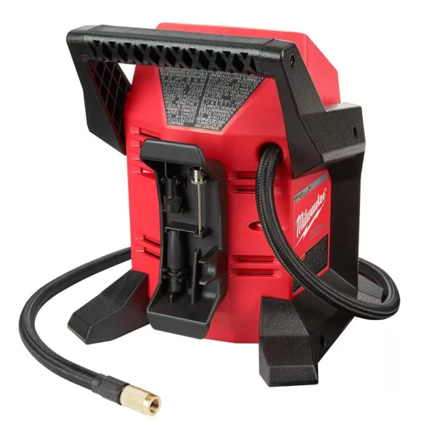 Milwaukee M12 12-Volt Lithium-Ion Cordless 3/8 in. Ratchet and Inflator Combo Kit (2-Tool) with (1) Battery and Charger