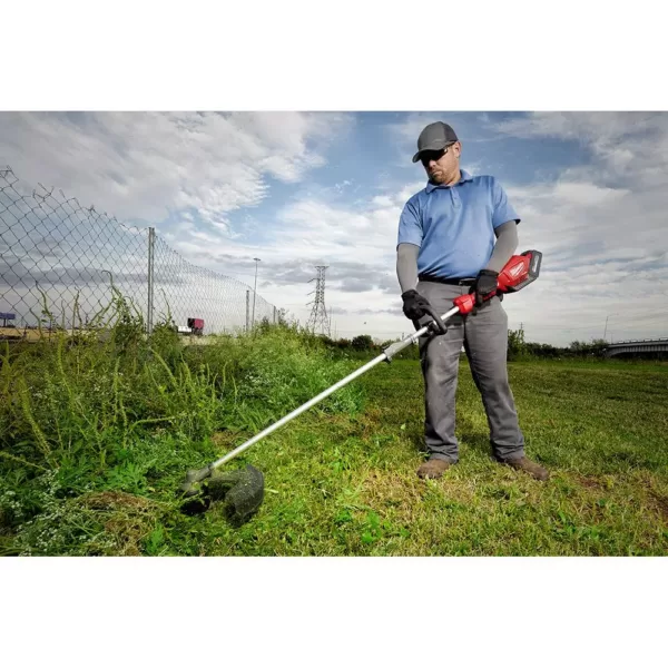 Milwaukee M18 FUEL 18-Volt Lithium-Ion Brushless Cordless String Trimmer Kit with M18 FUEL Hedge Trimmer Attachment