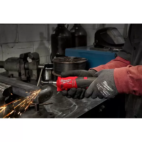 Milwaukee M12 FUEL 12-Volt Lithium-Ion Brushless Cordless 1/4 in. Straight Die Grinder (Tool-Only)