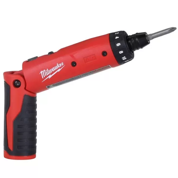 Milwaukee M4 4-Volt Lithium-Ion 1/4 in. Cordless Hex Screwdriver (Tool-Only)