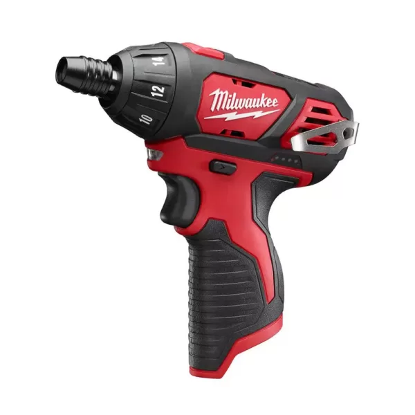 Milwaukee M12 12-Volt Lithium-Ion Cordless 1/4 in. Hex Screwdriver (Tool-Only)