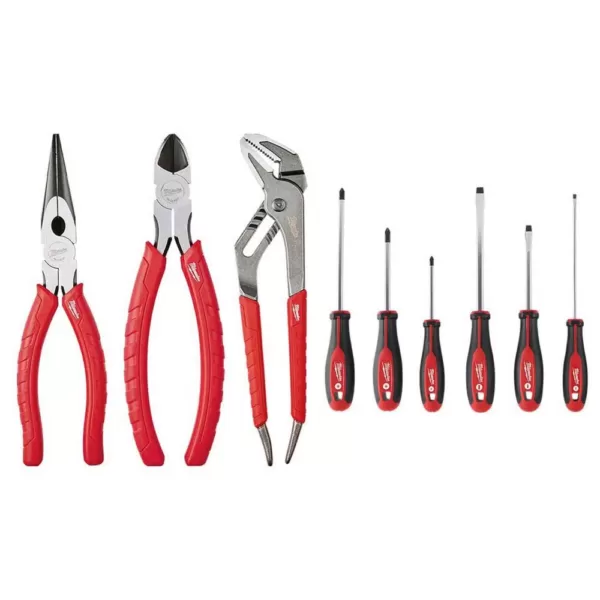 Milwaukee 9-Piece Pliers and Screwdriver Set