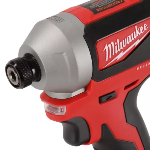 Milwaukee M18 18-Volt Lithium-Ion Brushless Cordless 1/4 in. Impact Driver (Tool Only)