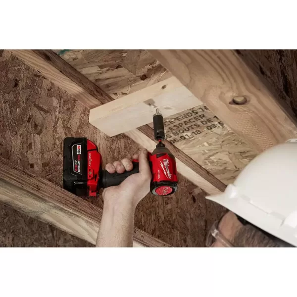 Milwaukee M18 FUEL ONE-KEY 18-Volt Lithium-Ion Brushless Cordless 1/4 in. Hex Impact Driver Kit with(2) 5.0Ah Batteries, Hard Case