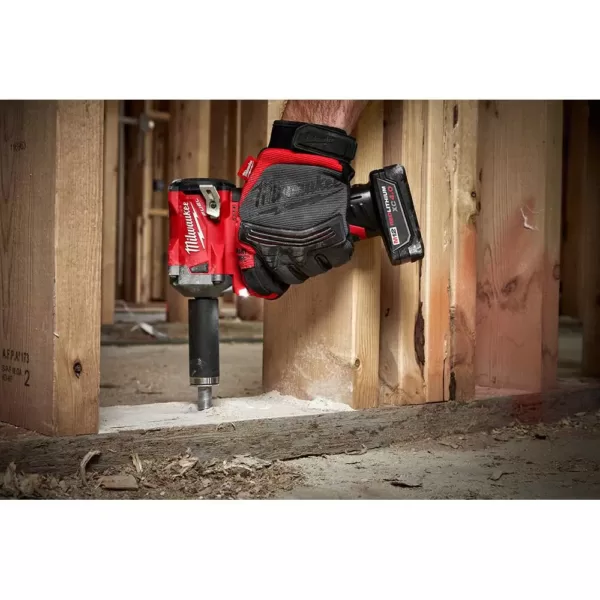 Milwaukee M12 FUEL 12-Volt Lithium-Ion Brushless Cordless Stubby 3/8 in. Impact Wrench & 1/4 in. Ratchet with Two 3.0Ah Batteries