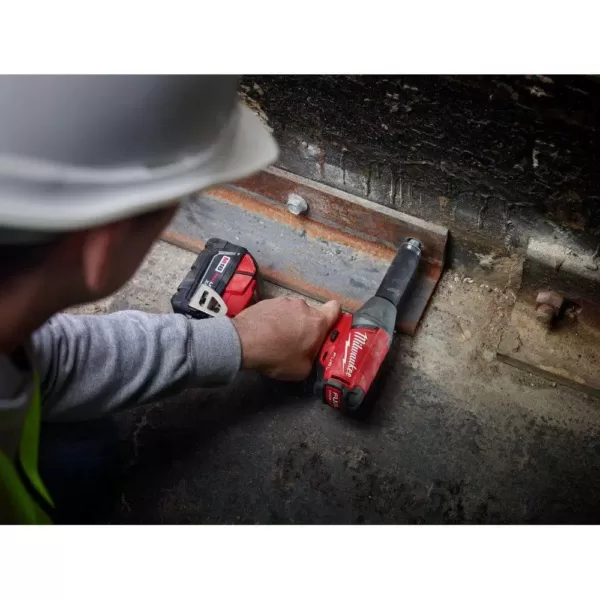 Milwaukee M18 FUEL 18-Volt Lithium-Ion Brushless Cordless 1/2 in. Compact Impact Wrench with Pin Detent (Tool-Only)