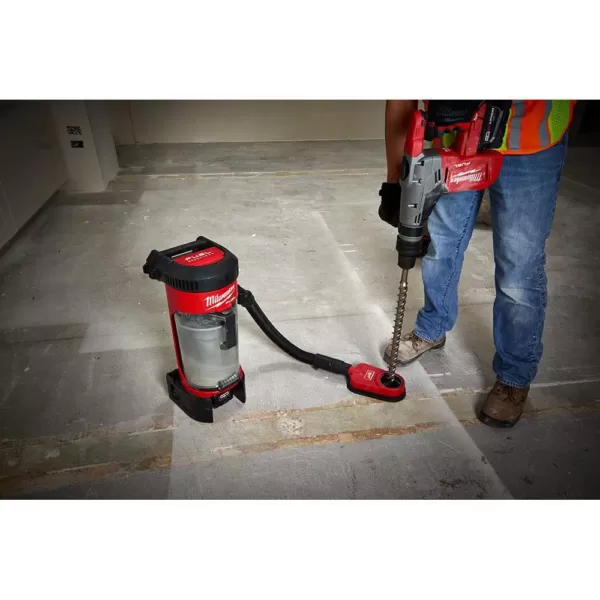 Milwaukee M18 FUEL 18-Volt 1/2 in. Lithium-Ion Cordless Impact Wrench w/ Friction Ring & Backpack Vacuum w/ Two 6.0Ah Batteries