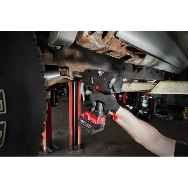 Milwaukee M18 FUEL 18-Volt Lithium-Ion Brushless Cordless 1/2 in. Impact Wrench with Friction Ring (2-Tool)