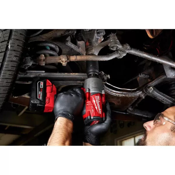 Milwaukee M18 FUEL 18-Volt Lithium-Ion Brushless Cordless 1/2 in. High Torque & Mid Torque Impact Wrench W/ Friction Ring (2-Tool)