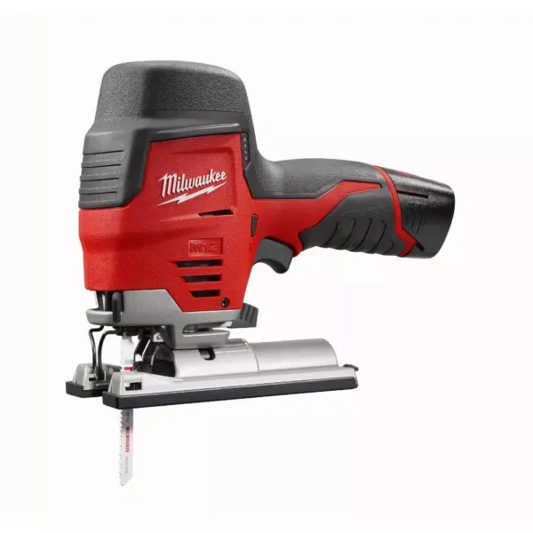 Milwaukee M12 12-Volt Lithium-Ion Cordless Jig Saw with M12 2.0Ah Battery