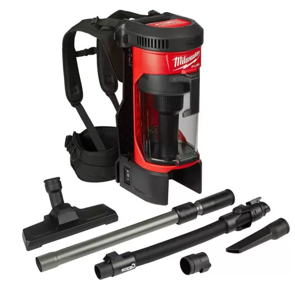 Milwaukee M18 FUEL 18-Volt Lithium-Ion Brushless Cordless Jig Saw and 3-in-1 Backpack Vacuum with (2) 6.0Ah Batteries