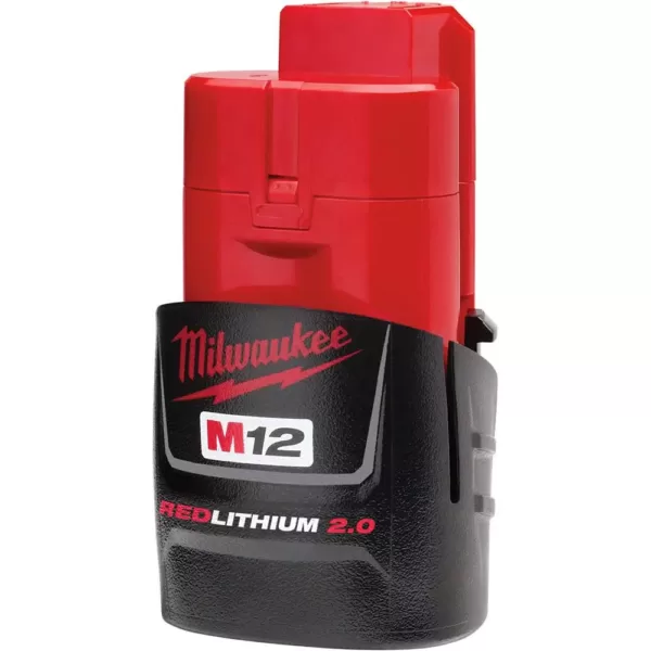 Milwaukee M12 12-Volt Lithium-Ion Cordless 1000-Lumen Rover LED Compact Flood Light with  M12 2.0Ah Battery