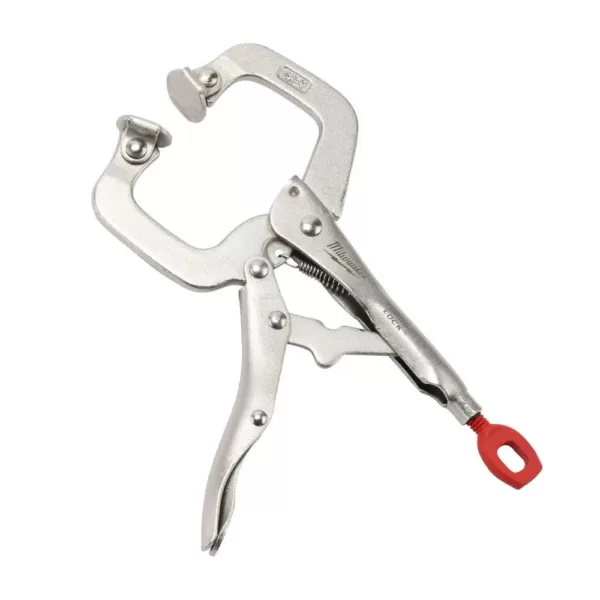 Milwaukee 6 in. Torque Lock Locking C-Clamp With Swivel Jaws