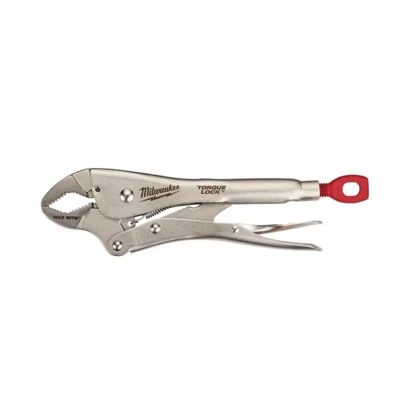 Milwaukee 10 in. MAXBITE Curved Jaw Locking Pliers