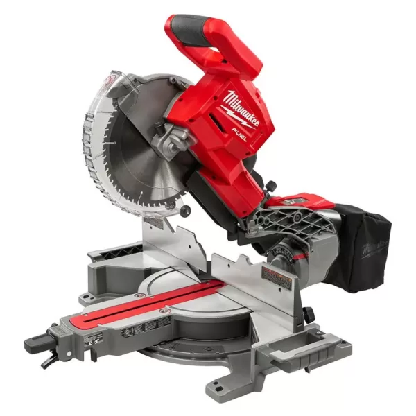 Milwaukee M18 FUEL 18-Volt Lithium-Ion Brushless 10 in. Cordless Dual Bevel Sliding Compound Miter Saw with 18-Gauge Brad Nailer