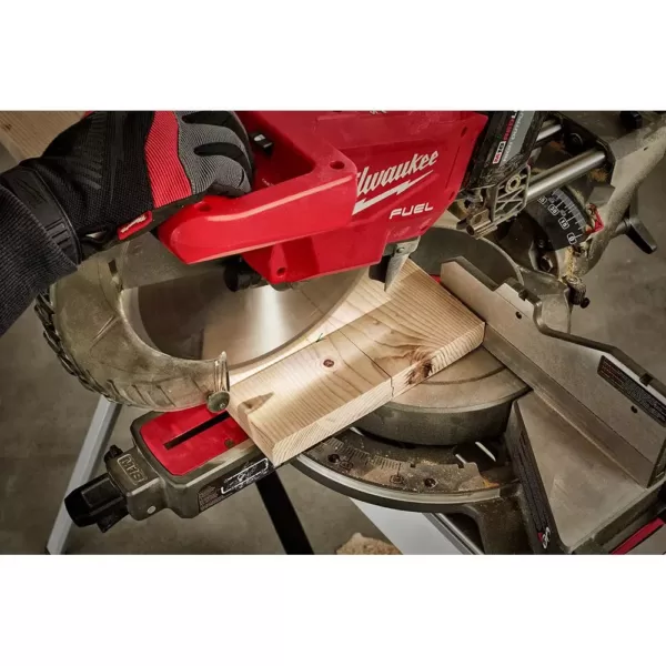 Milwaukee M18 FUEL 18-Volt Lithium-Ion Brushless 12 in. Cordless Dual Bevel Sliding Compound Miter Saw with Compact Router