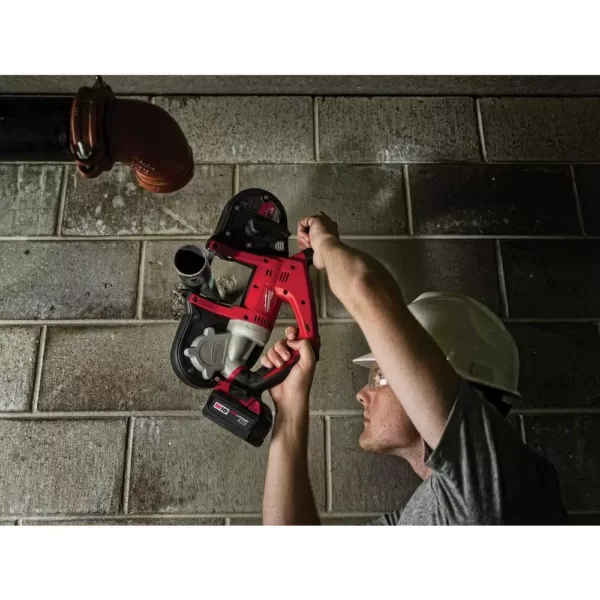 Milwaukee M18 18-Volt Lithium-Ion Cordless Band Saw Kit with Two 3.0 Ah Batteries, Charger, Hard Case