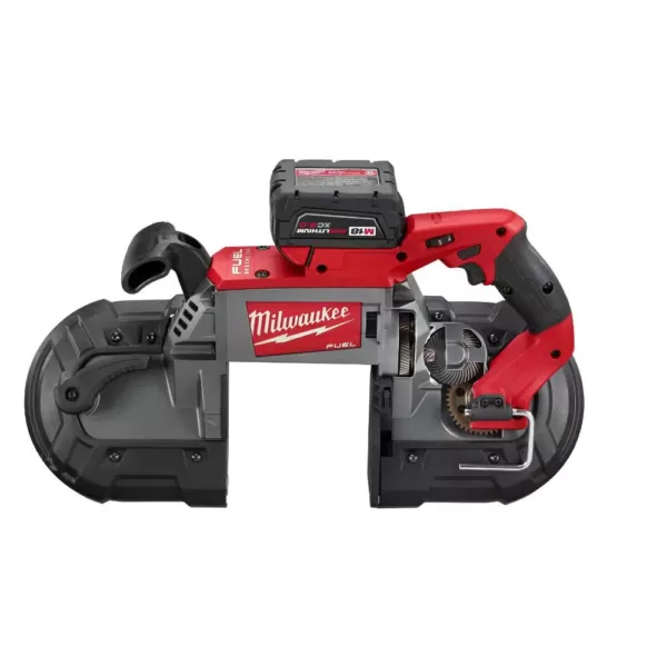 Milwaukee M18 FUEL 18-Volt Lithium-Ion Brushless Cordless Deep Cut Band Saw with Two 5.0Ah Batteries, Charger, Hard Case