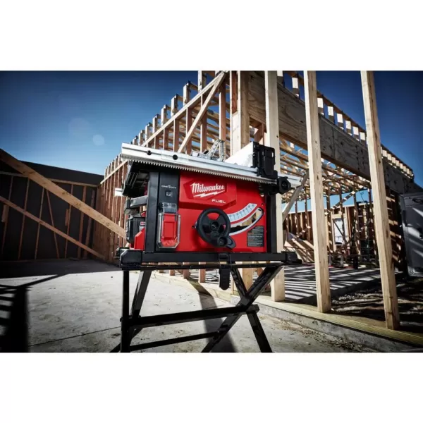 Milwaukee M18 FUEL ONE-KEY 18-Volt Lithium-Ion Brushless Cordless 8-1/4 in. Table Saw W/ Table Saw Stand (Tool Only)