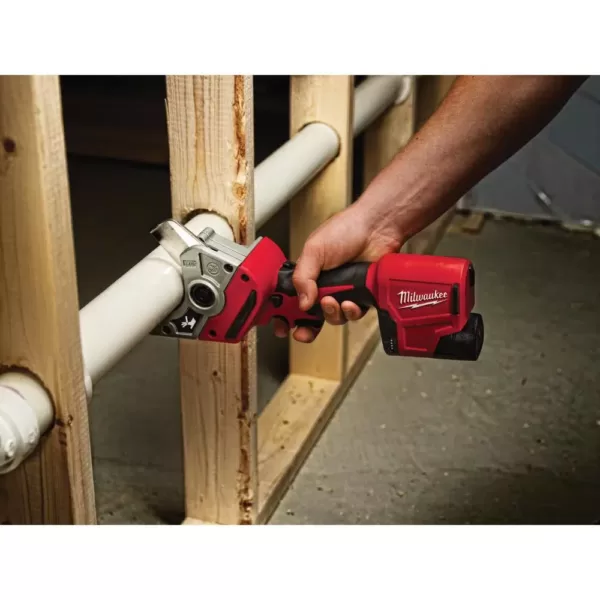 Milwaukee M12 12-Volt Lithium-Ion Cordless PVC Pipe Shear (Tool-Only)