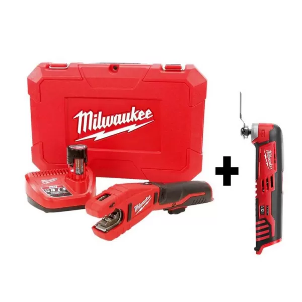 Milwaukee M12 12-Volt Lithium-Ion Cordless Copper Tubing Cutter Kit W/ Free M12 Multi-Tool