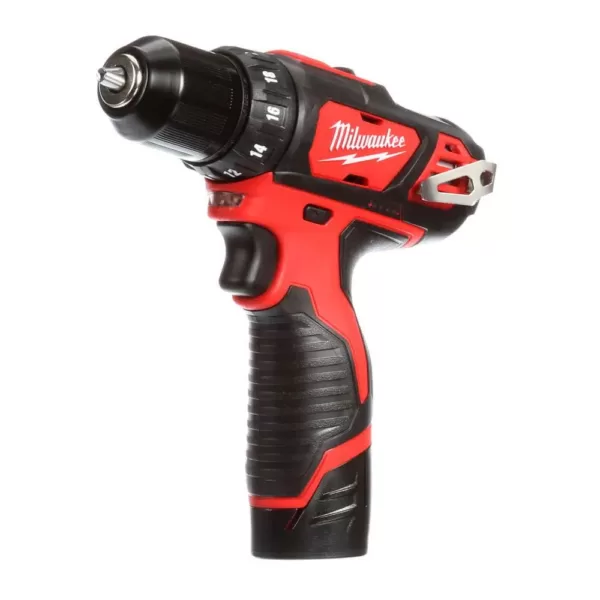 Milwaukee M12 12-Volt Lithium-Ion Cordless 3/8 in. Drill/Driver Kit with  M12 Oscillating Multi-Tool