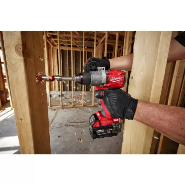 Milwaukee M18 FUEL 18-Volt Lithium-Ion Brushless Cordless 1/2 in. Drill / Driver Kit W/(2) 5.0Ah Batteries, Charger, and Hard Case