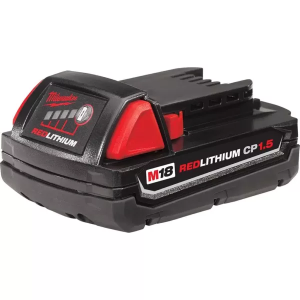 Milwaukee M18 18-Volt Lithium-Ion Compact Battery Pack 1.5Ah (2-Pack)