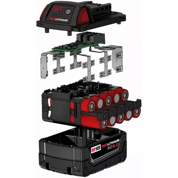 Milwaukee M18 18-Volt Lithium-Ion XC Extended Capacity 5.0Ah Battery Pack