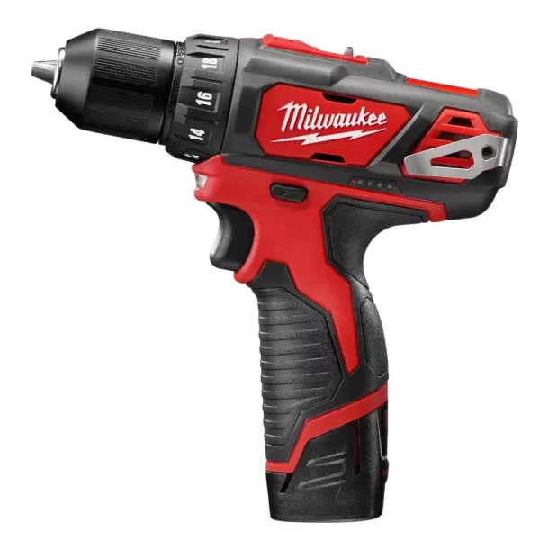 Milwaukee M12 12-Volt Lithium-Ion Cordless Drill Driver/Multi-Tool Combo Kit (2-Tool) with (2) 1.5 Ah Battery and Tool Bag