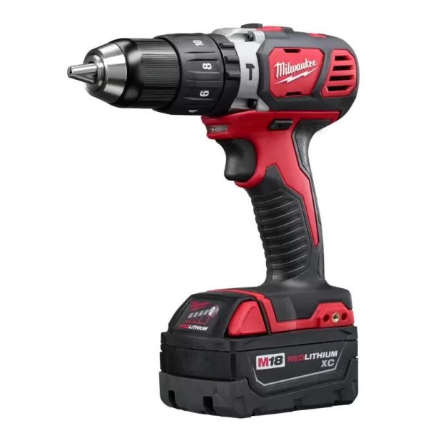 Milwaukee M18 18-Volt Lithium-Ion Cordless Combo Tool Kit (4-Tool) with (2) 3.0Ah Batteries, 1-Charger, 1-Tool Bag