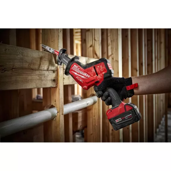 Milwaukee M18 FUEL 18-Volt Lithium-Ion Brushless Cordless 6-1/2 in. Circular Saw and Jig Saw with (2) 6.0Ah Batteries