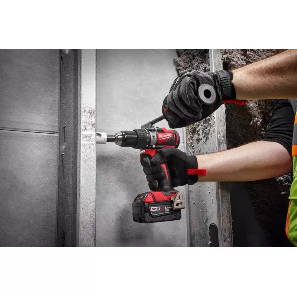 Milwaukee M18 18-Volt Lithium-Ion Brushless Cordless Hammer Drill/Impact/Circular Saw Combo Kit (3-Tool) with 2-Batteries