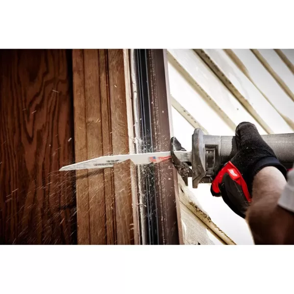 Milwaukee 6 in. 7/11 Teeth per in. WRECKER Demolition Mutli-Material Cutting SAWZALL Reciprocating Saw Blades (5 Pack)